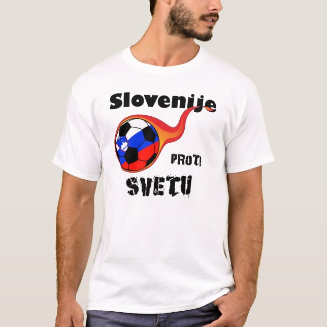 World Cup - Slovenia Versus The World T-Shirt (Front)