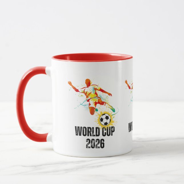 World Cup Soccer 2026 Souvenir Mug (Left)
