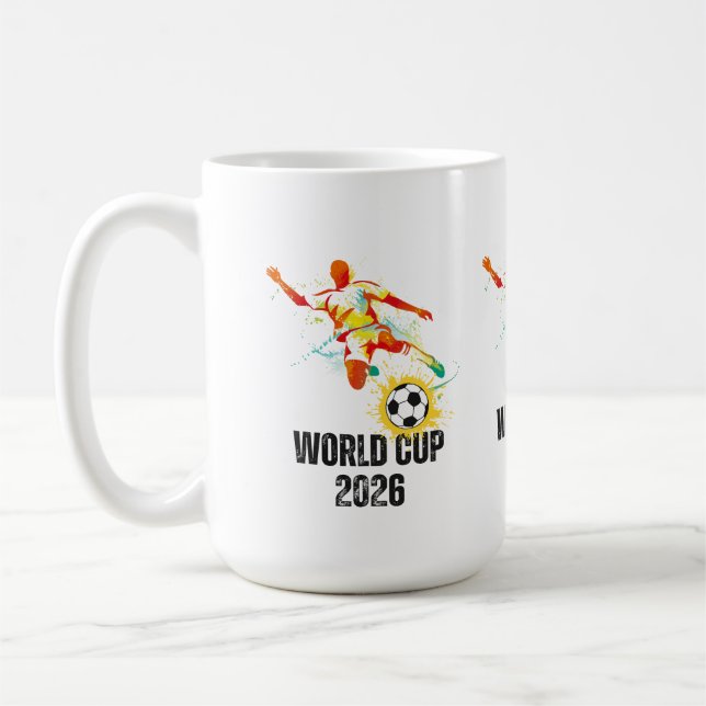 World Cup Soccer 2026 Souvenir Mug (Left)