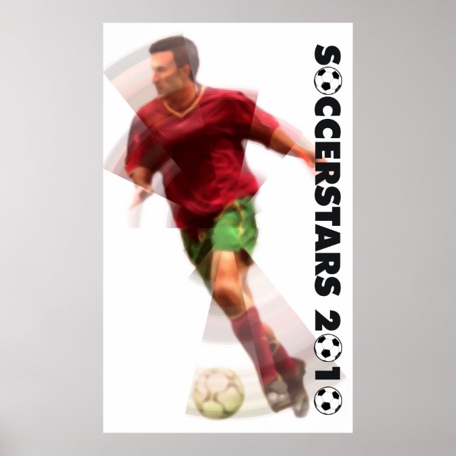World Cup Soccer Posters - 2010 Radial (Front)