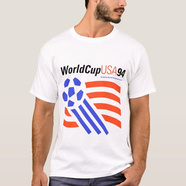 World Cup USA 1994 Retro Football T-Shirt (Front)