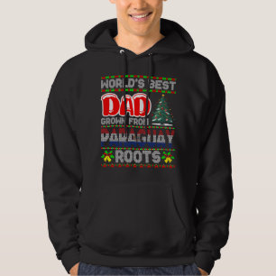 World Dad Grown Paraguay Roots Christmas Gift Hoodie