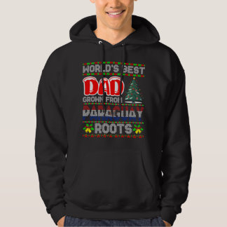 World Dad Grown Paraguay Roots Christmas Gift Hoodie