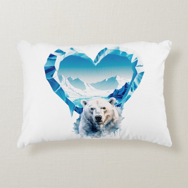 World Day for Glaciers  Decorative Cushion (Front)
