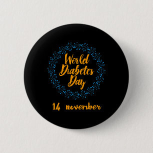 World Diabetes Day  6 Cm Round Badge