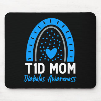 World Diabetes Day Clothes T1D Type 1 Diabetes Mum Mouse Pad
