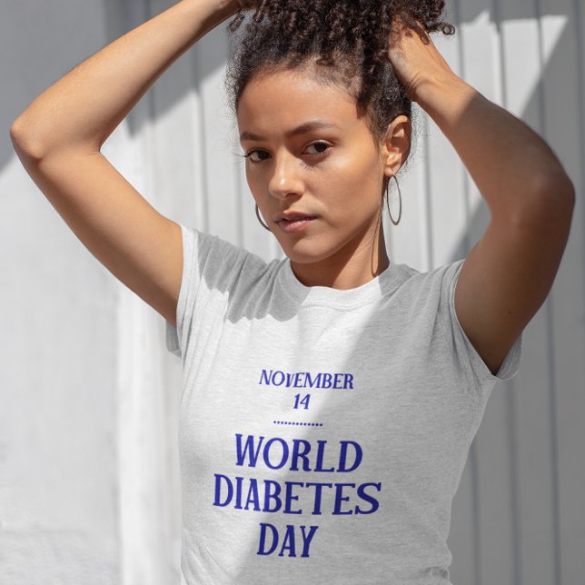 World Diabetes Day White Woman T-Shirt (Creator Uploaded)