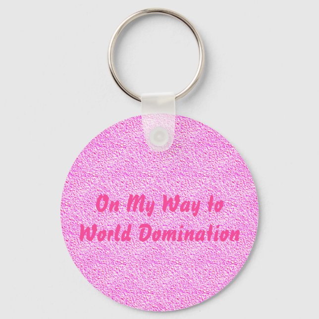 World Domination Keychain (Front)