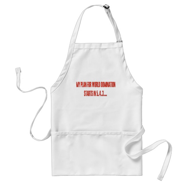 World Domination Standard Apron (Front)