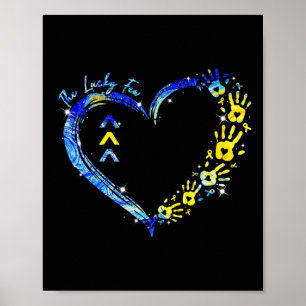 World Down Syndrome Awareness Day Lucky Few T21 He Poster