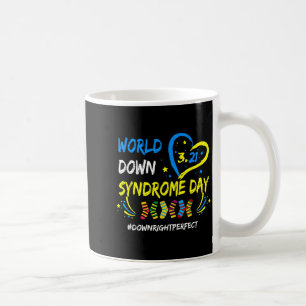 World down syndrome day 321 awareness support men coffee mug