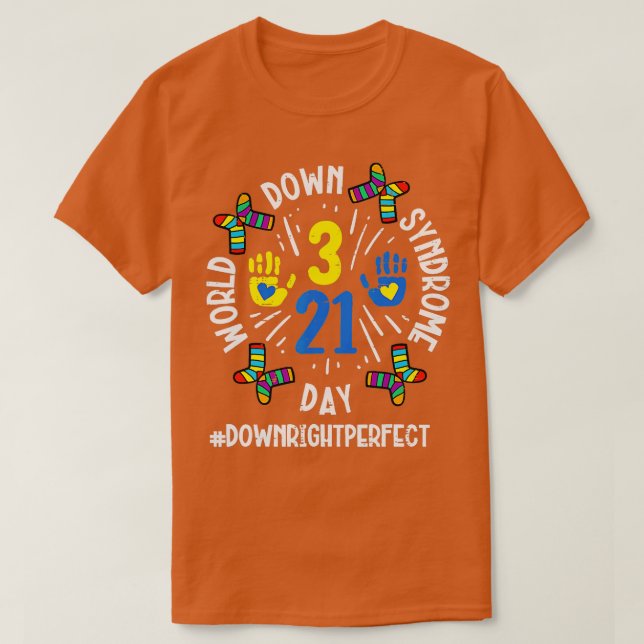 World Down Syndrome Day 321 Awareness Support Men  T-Shirt (Design Front)