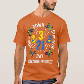 World Down Syndrome Day 321 Awareness Support Men  T-Shirt