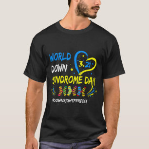 World down syndrome day 321 awareness support men T-Shirt