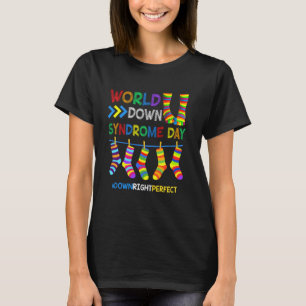 World Down Syndrome Day 321 Awareness Support Men  T-Shirt