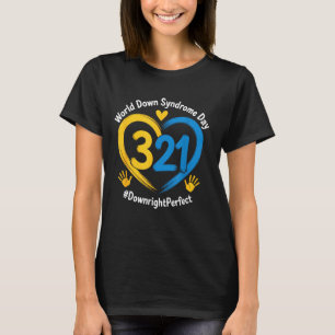 World Down Syndrome Day 321 Awareness Support Men T-Shirt