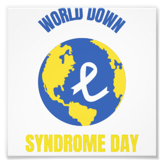 World down syndrome day (3) photo print