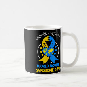 World Down Syndrome Day Awareness 321 T21 Down Rig Coffee Mug