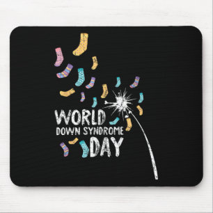 World Down Syndrome Day Awareness Mum Dad Toddler Mouse Pad