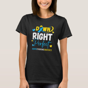 World Down Syndrome Day Awareness Ribbon 21 March  T-Shirt