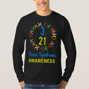 World Down Syndrome Day Awareness Socks 21 March 3 T-Shirt