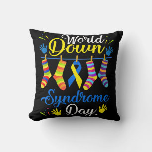 World Down Syndrome Day Awareness Socks 21 March Cushion