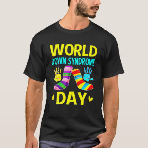 World Down Syndrome Day Awareness Socks 21 March K T-Shirt