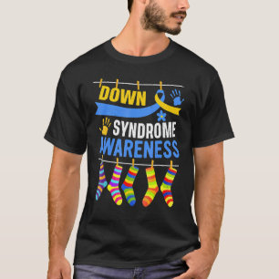 World Down Syndrome Day Awareness Socks 21 March T-Shirt