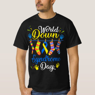 World Down Syndrome Day Awareness Socks  21 March  T-Shirt
