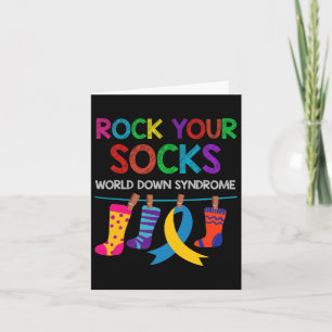 World Down Syndrome Day Boys Girls Kids Rock Your Card