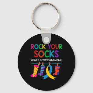 World Down Syndrome Day Boys Girls Kids Rock Your  Key Ring