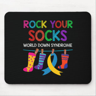 World Down Syndrome Day Boys Girls Kids Rock Your Mouse Pad