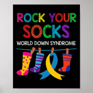 World Down Syndrome Day Boys Girls Kids Rock Your Poster