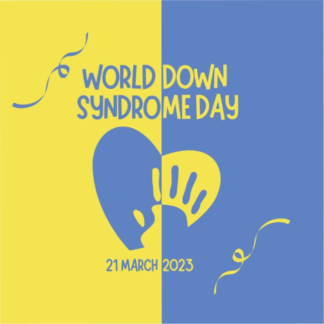 World Down Syndrome Day Custom-Cut Vinyl (Front)