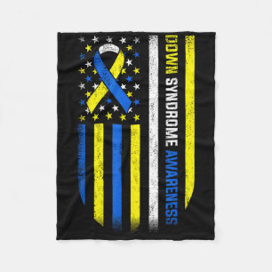 World Down Syndrome Day, Down Syndrome Awareness Fleece Blanket