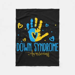 World Down Syndrome Day Down Syndrome Awareness Fleece Blanket