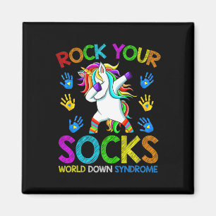 World Down Syndrome Day For Boy Kids Rock Your Soc Magnet