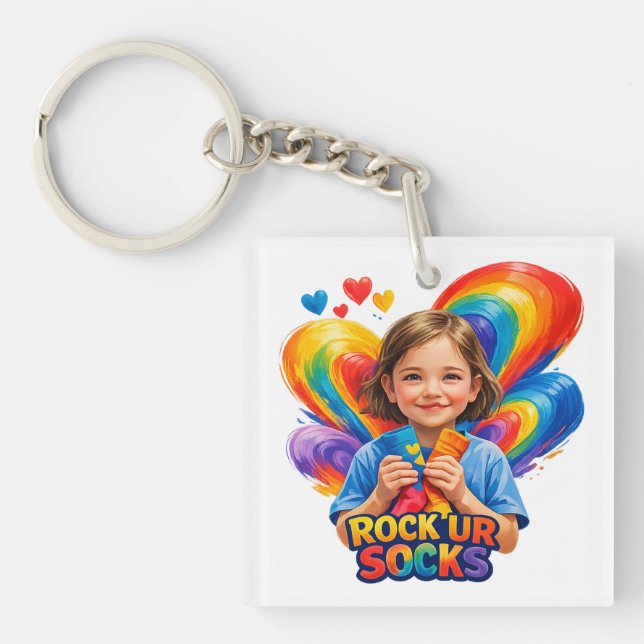 World Down Syndrome Day Key Ring (Front)