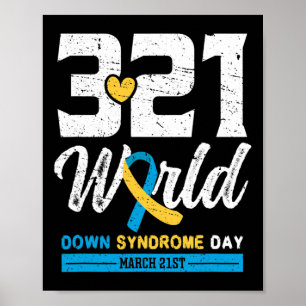World Down Syndrome Day March 21st - Down Syndrome Poster