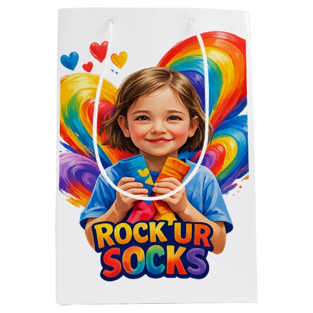 World Down Syndrome Day Medium Gift Bag (Front)