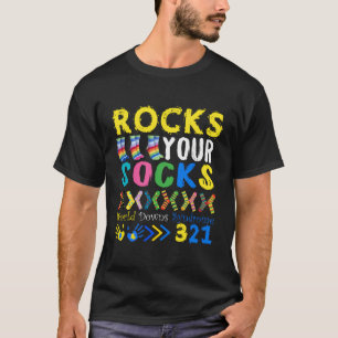 World Down Syndrome Day Rock Your Socks Awareness T-Shirt