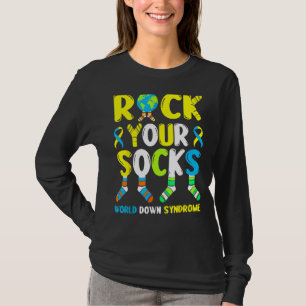 World Down Syndrome Day Rock Your Socks Awareness T-Shirt