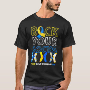 World Down Syndrome Day Rock Your Socks Awareness T-Shirt