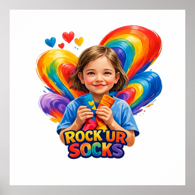 World Down Syndrome Day shirt Poster (Front)