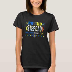 World Down Syndrome Day Stepdad Awareness Marc T-Shirt