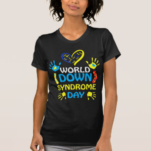 World Down Syndrome Day Support and Awareness 3.2 T-Shirt