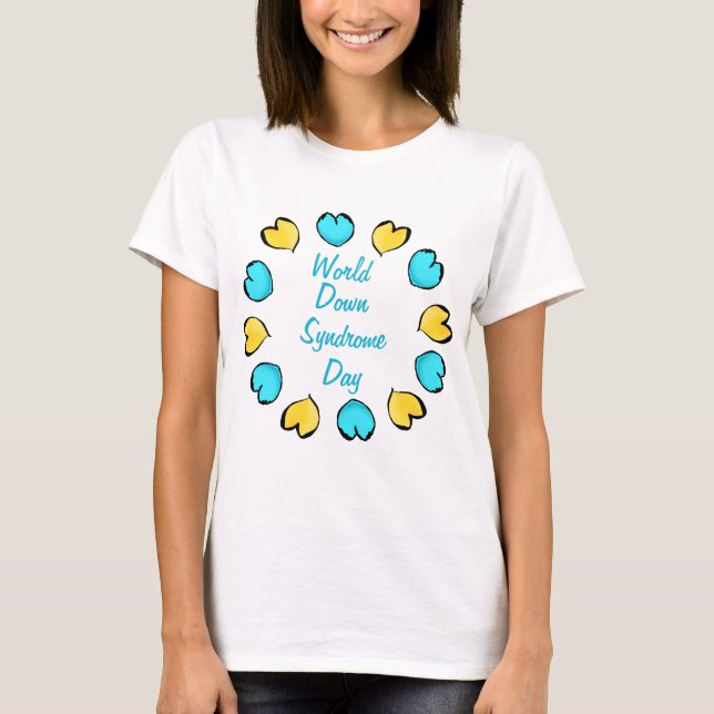 World Down Syndrome Day  T-Shirt (Front)