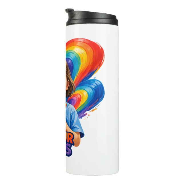 world down syndrome day thermal tumbler (Rotated Right)