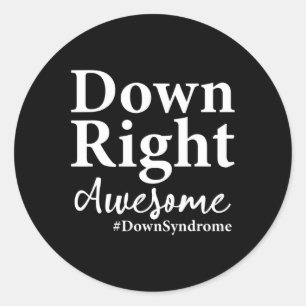 World Down Syndrome Day To Fight Cancer Ideas Down Classic Round Sticker