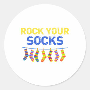 World Down Syndrome Day To Fight Cancer Ideas Down Classic Round Sticker
